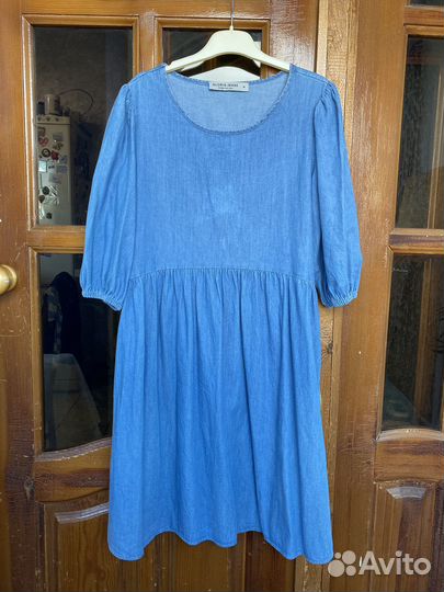 Джинсовое платье новое 44 размер