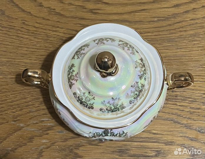 Сервиз кофейный Мадонна Чехия Перламутр Мария-Тере