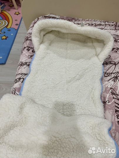 Конверт зимний на овчине