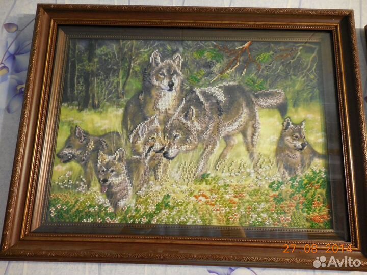 Картины вышитые бисером