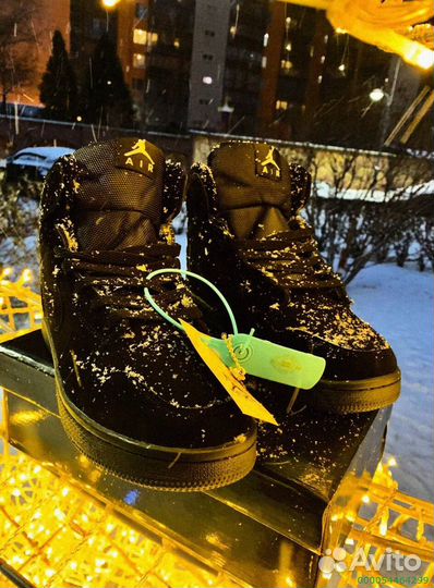 Кроссовки Nike Air Jordan тёплые (Арт.33561)