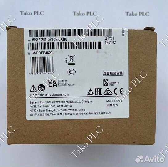 Siemens S7-1200 SM1231 8xAI (RTD)