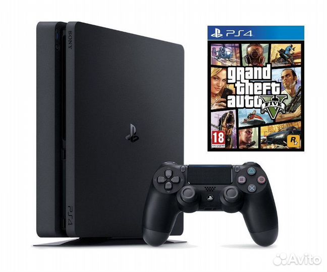 Sony PlayStation 4 Slim с играми