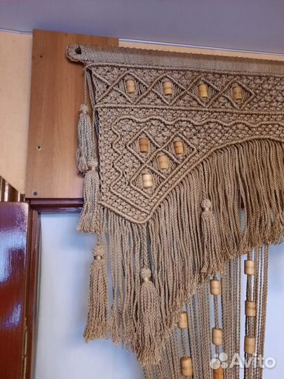 Штора макраме