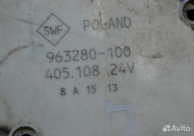 Моторчик центрального замка, правый scania R-serie