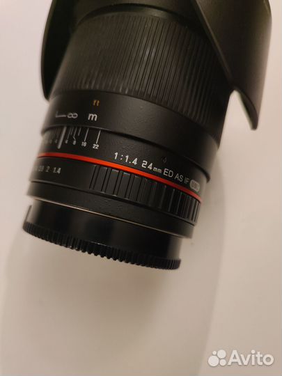 Объектив Samyang 24mm F1.4 ED AS IF UMC