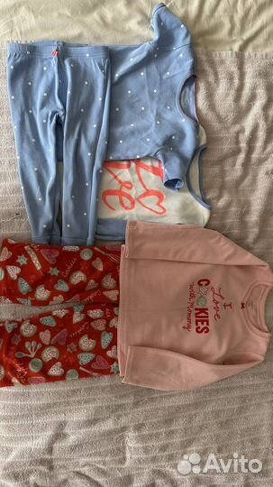 Вещи пакетом на девочку 2-5 л. Carter’s и др
