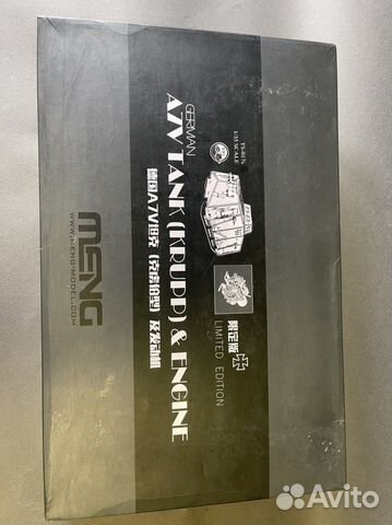 Сборная модель A7V tank (krupp) & engine Meng