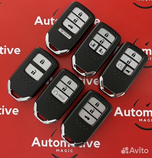 Ключ Honda Fit, Shuttle, Stepwgn,Vezel с привязкой