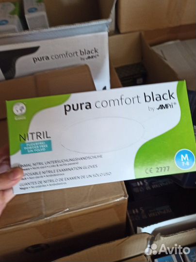 Перчатки Нитрил, Винил, Латекс, Одноразовые