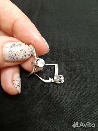 Серебряные серьги