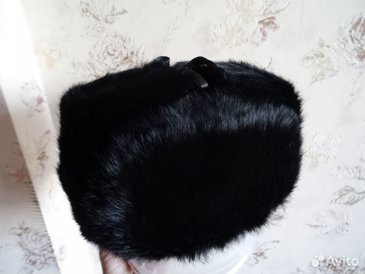 Шапка ушанка из кролика