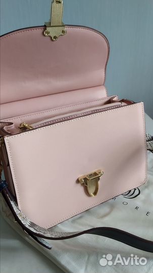 Сумка женская розовая кросс боди