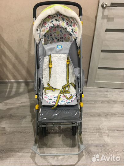 Санки коляска nika