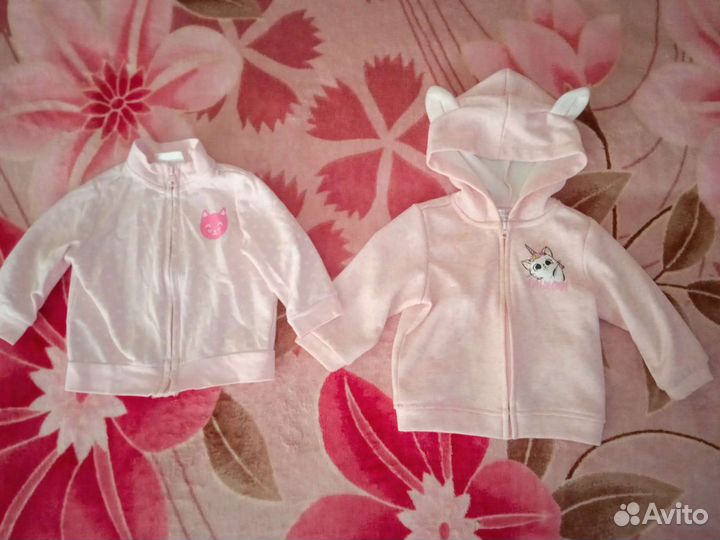 Детские вещи пакетом для девочек 74-80-92р