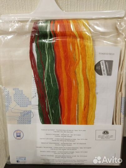 Набор для вышивания скатерти крестом Vervaco 