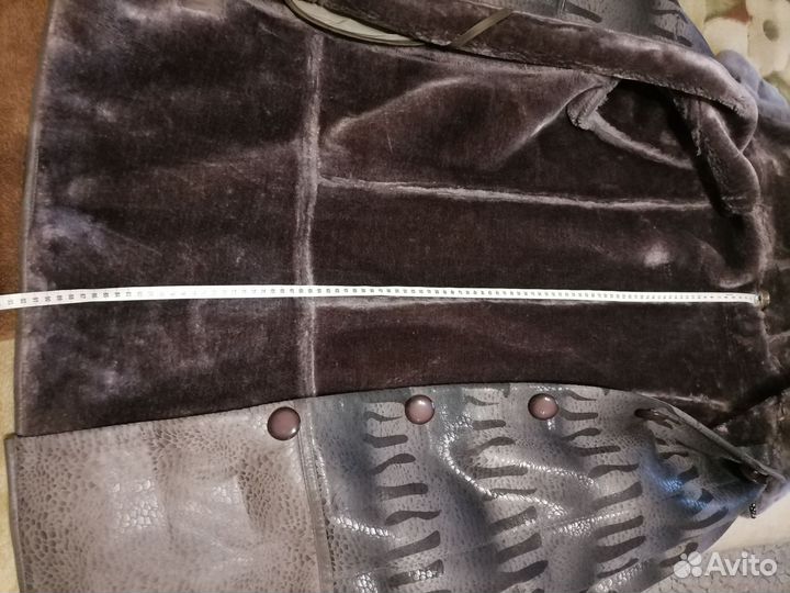 Дубленка женская зимняя 58 р