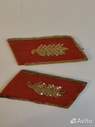 Петлицы на генеральскую шинель СССР