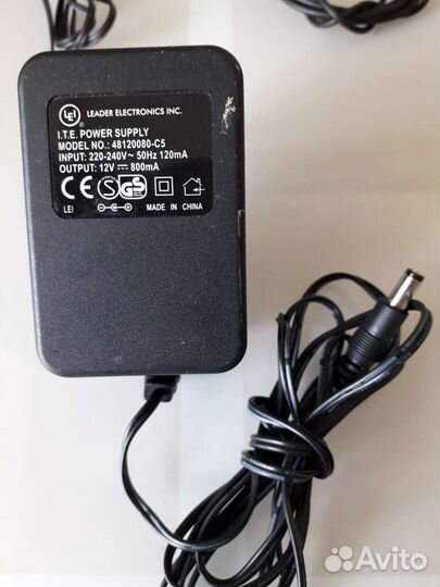 Сетевые адаптеры, блоки питания 3.8V,6v,12,7v,20v