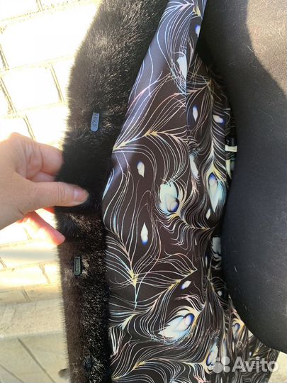 Искусственная шуба под норку 48 50 размер