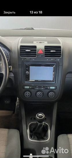 Рамка магнитолы 2 din VW golf 5 /Jetta 5