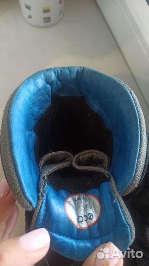 Зимние ботинки ecco