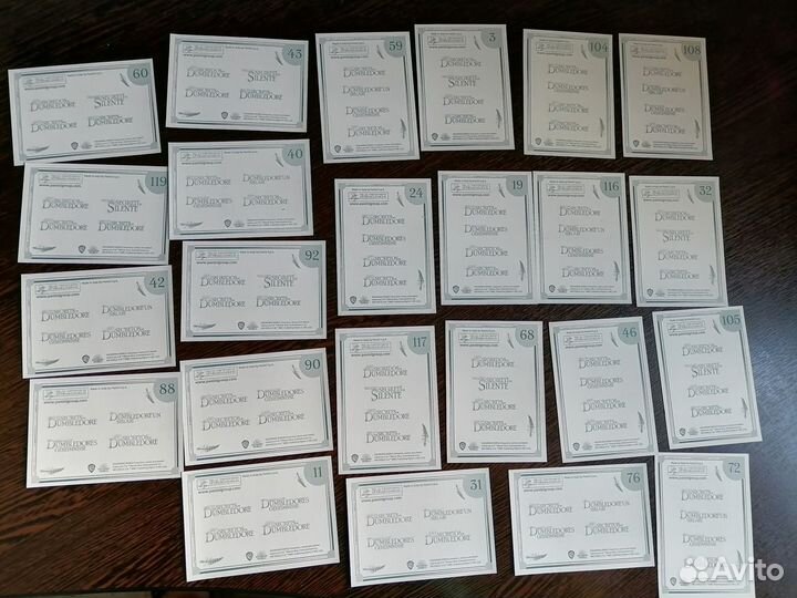 Наклейки фантастические твари 3