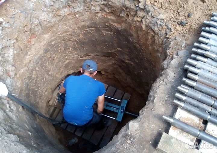 Прокол под дорогой ГНБ Замена трубы водопровода