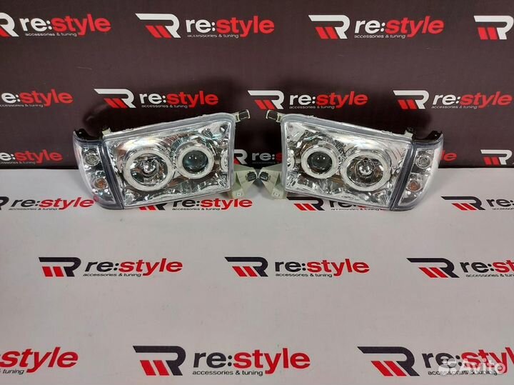 Фары Toyota Hilux Surf 185 LED Белые N1906