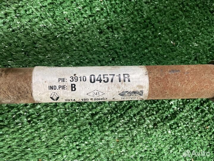 Правый привод k7m renault sandero stepway