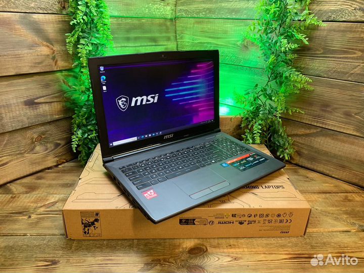 Игровой ноутбук MSI Core i5/GTX 1050ti/16gb/SSDm2