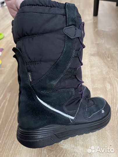 Демисезонные сапожки ecco на девочку 33