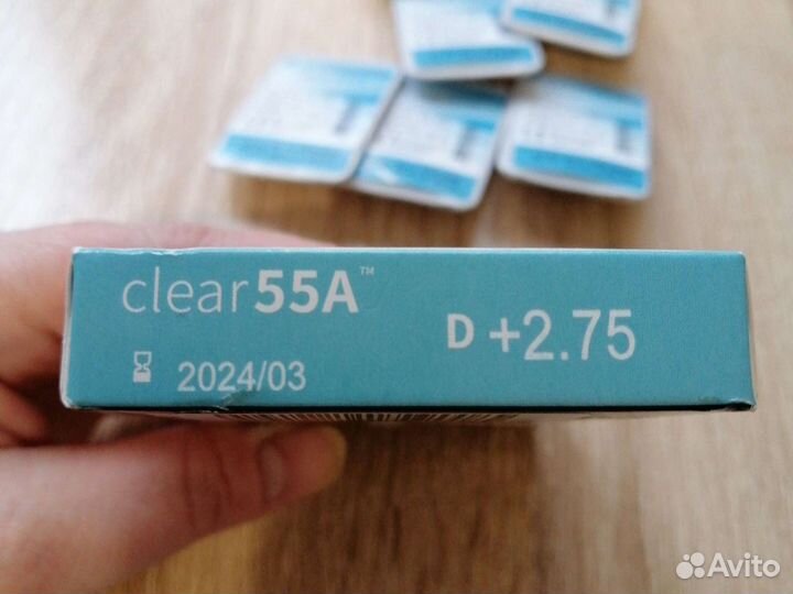 Линзы контактные +2.75 и +2