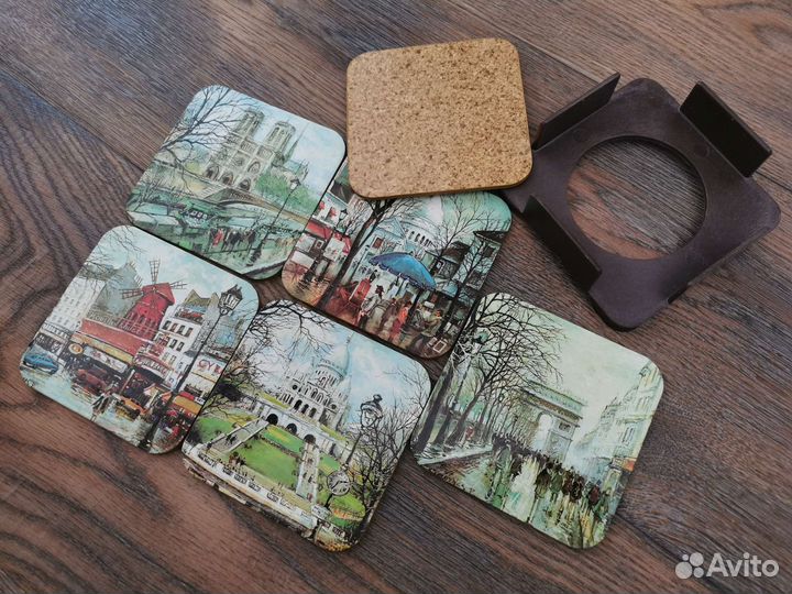 Бирдекели подставки под бокалы