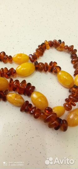 Янтарные бусы СССР