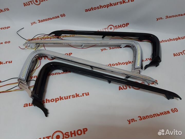 Ходовой огонь хром бампера LED Лада Веста Vesta