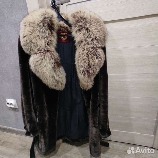 Шуба из мутона