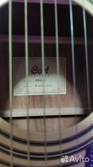 Акустическая гитара cort ad 810