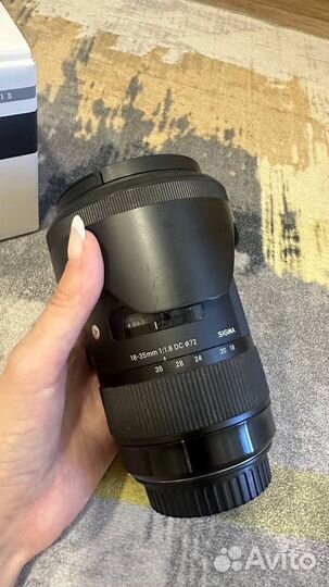 Объектив Sigma 18-35mm 1.8 art