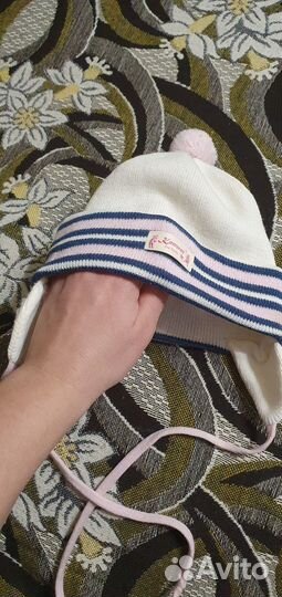 Шапочка для новорождённого весна