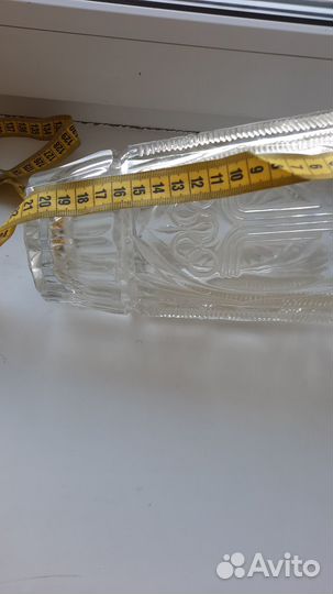 Ваза хрустальная с символикой олимпиады 80