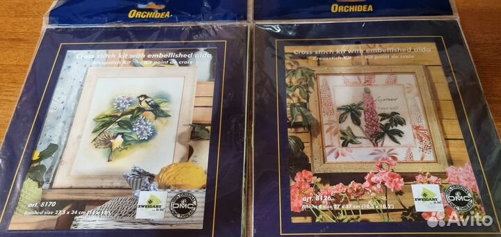 Наборы для вышивания крестом Vervaco. Orchidea