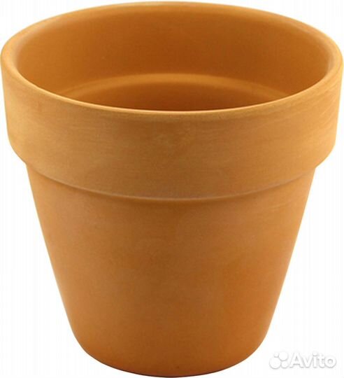Горшок цветочный 21 см, 2.6 л, глина, цвет коричне
