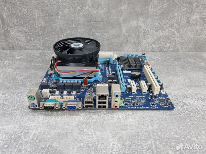 Комплект AM3 Gigabyte GA-M68MT-S2 v1 + Athlon II X