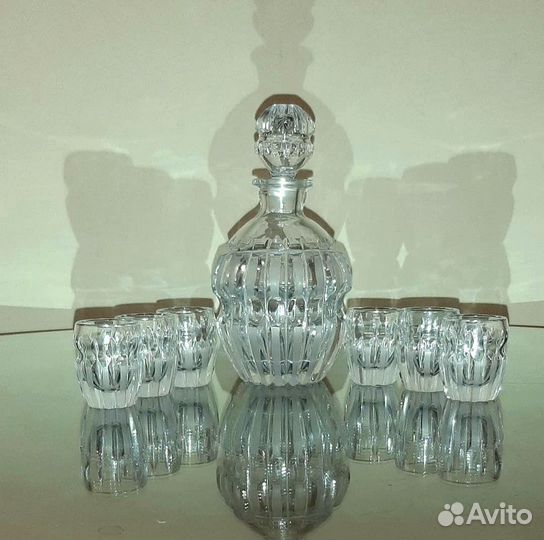 Советский хрусталь набор для вина Ерофеич
