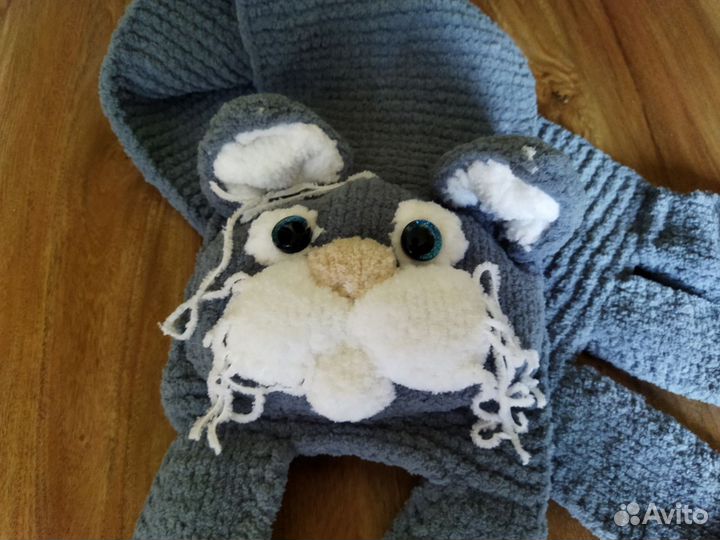 Детский шарф Котик