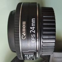 Объектив Canon EF-S 24mm f/2.8 STM, черный