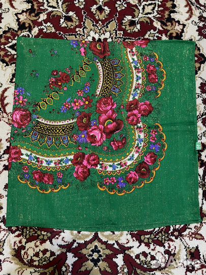 Винтажный платок времен СССР Toyo Menka, Япония