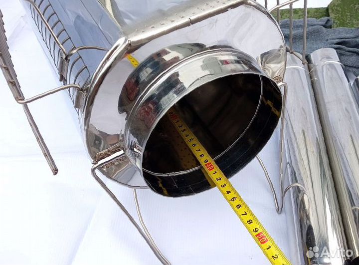 Печь туристическая Кабанчик на 15 л. с решетками