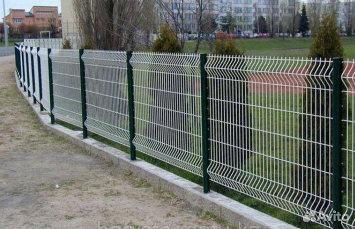 Забор из 3D сетки профессионально качественно